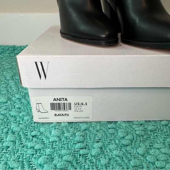 Dream Pairs Black Pointed Toe Faux
Leather Anita Boots Size 6.5 - Picture 5 of 7